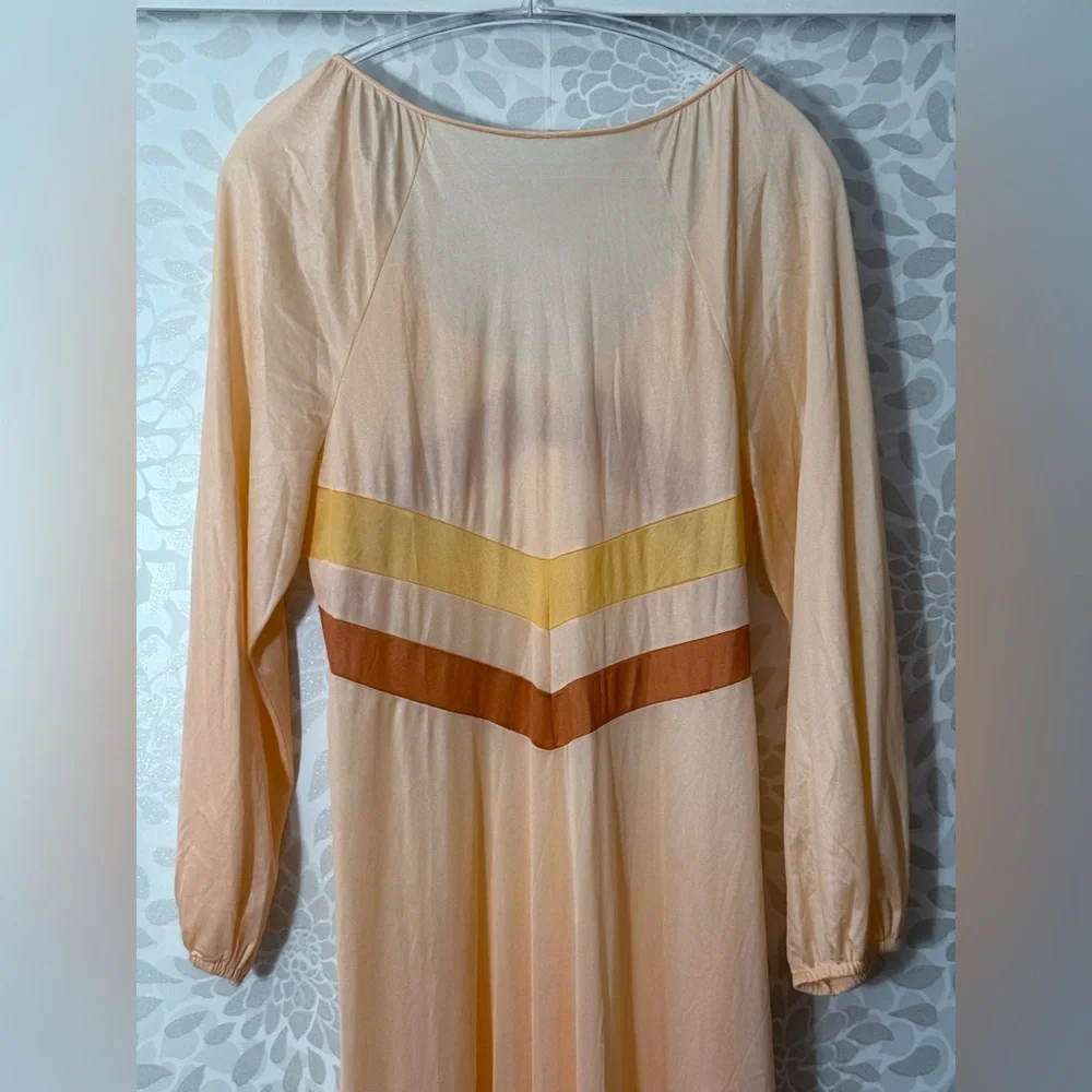 SET Vintage Gossard Artemis 70s Women’s L ROBE + SLIP Set Lingerie Nightie Dress - Picture 6 of 12